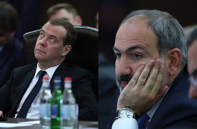 Медведев пригрозил Пашиняну ростом цен на газ