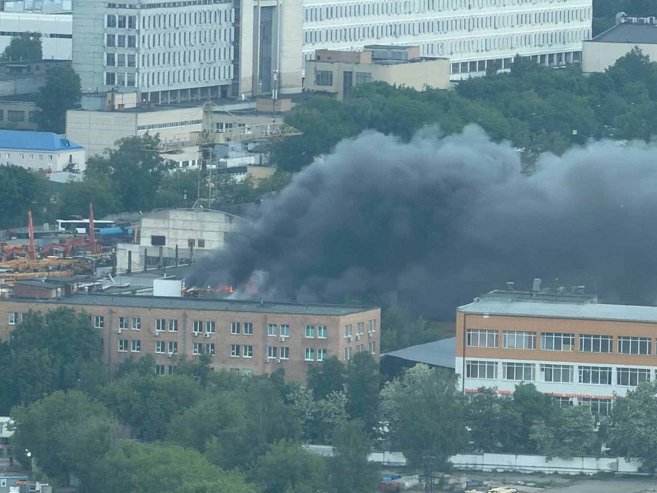 Пожар вспыхнул в хостеле в столичном районе Гольяново.