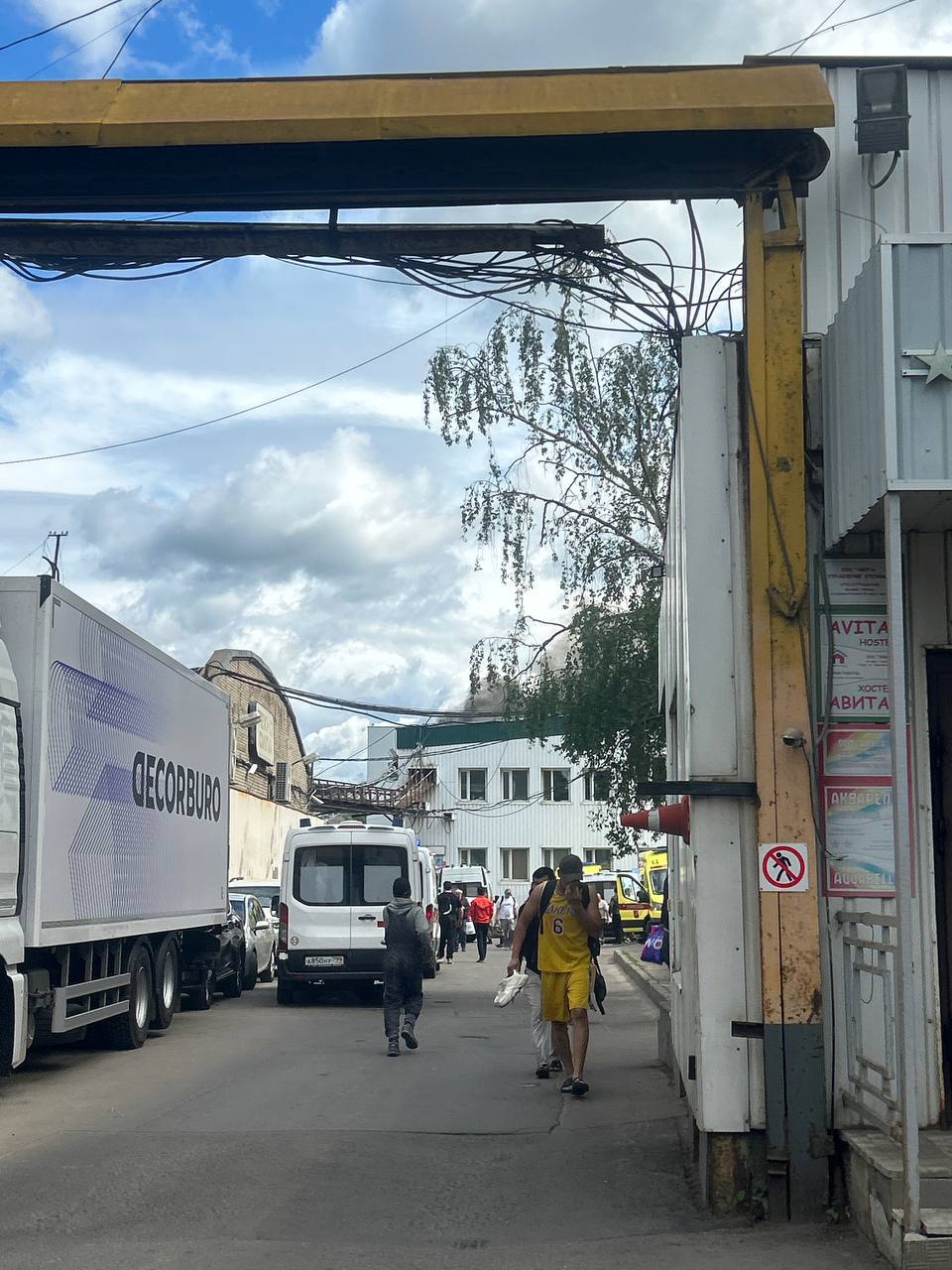 Пожар вспыхнул в хостеле в столичном районе Гольяново.