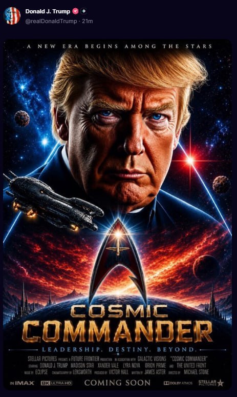 Трамп опубликовал фото в соцсети