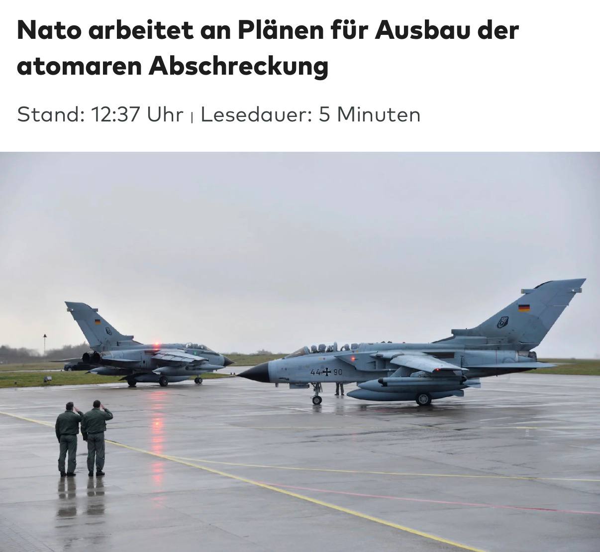 НАТО может разместить больше ядерных бомб B61-12 в Европе