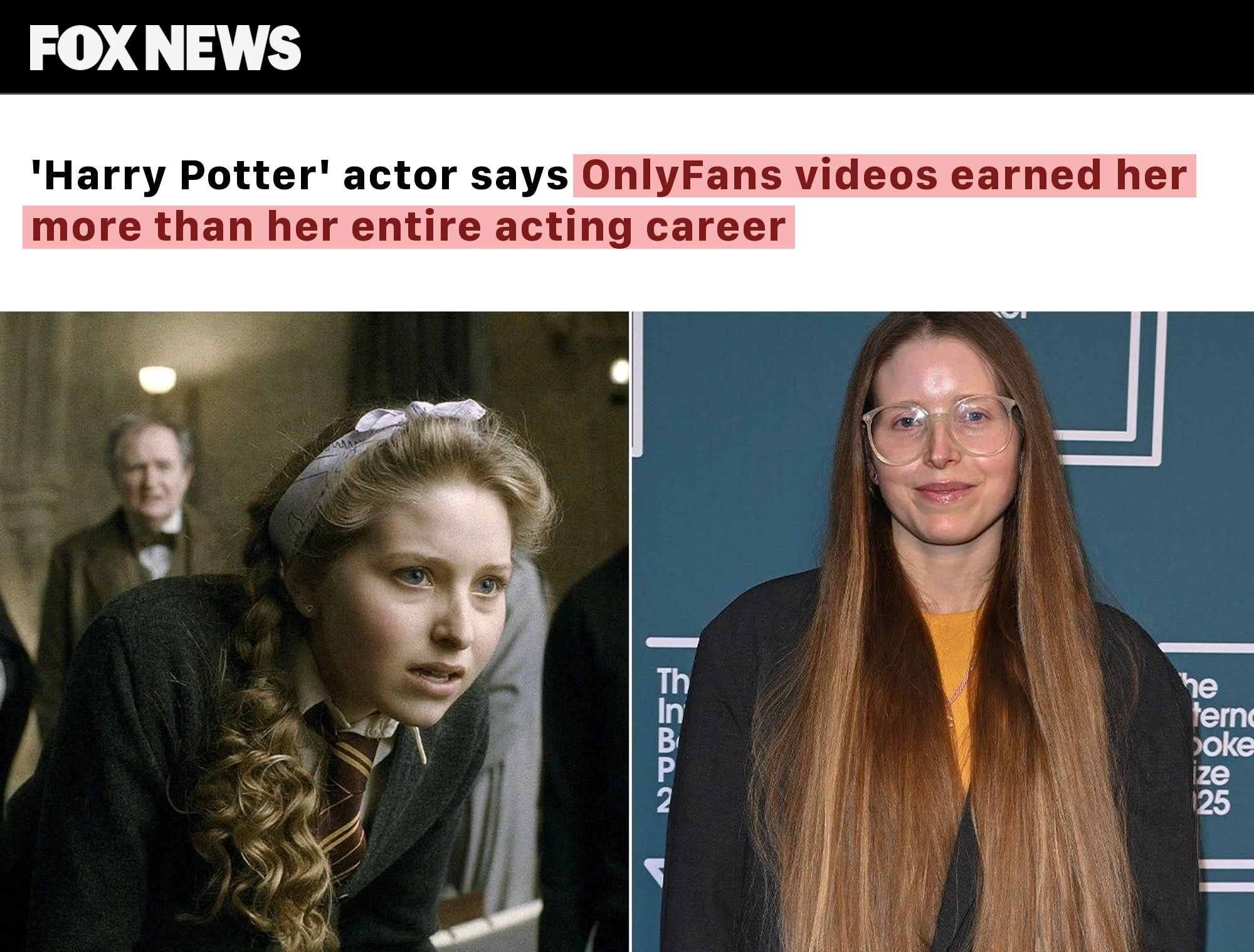 Актриса из «Гарри Поттера» заработала на OnlyFans больше, чем за всю карьеру в кино
