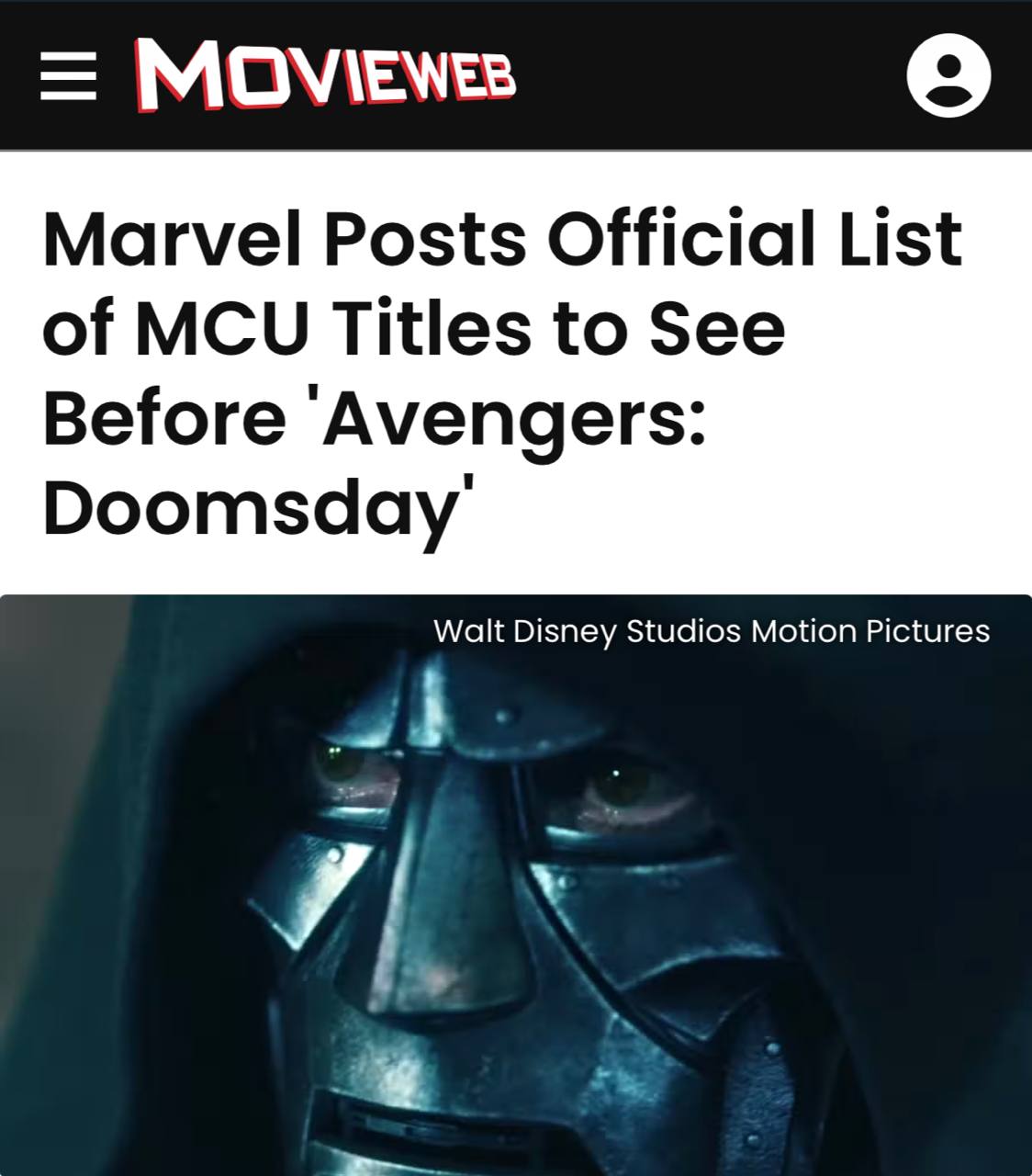 Disney+ назвал 15 фильмов для подготовки к «Мстителям: Судный день»