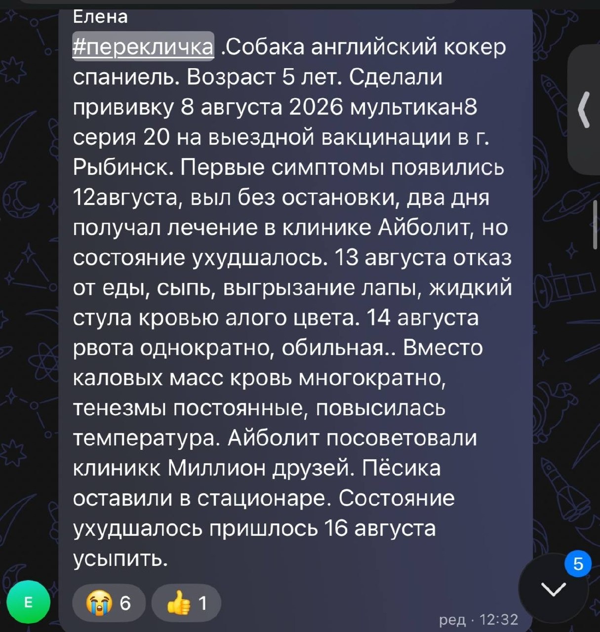 Сотни собак погибли после прививки «Мультикан-8»