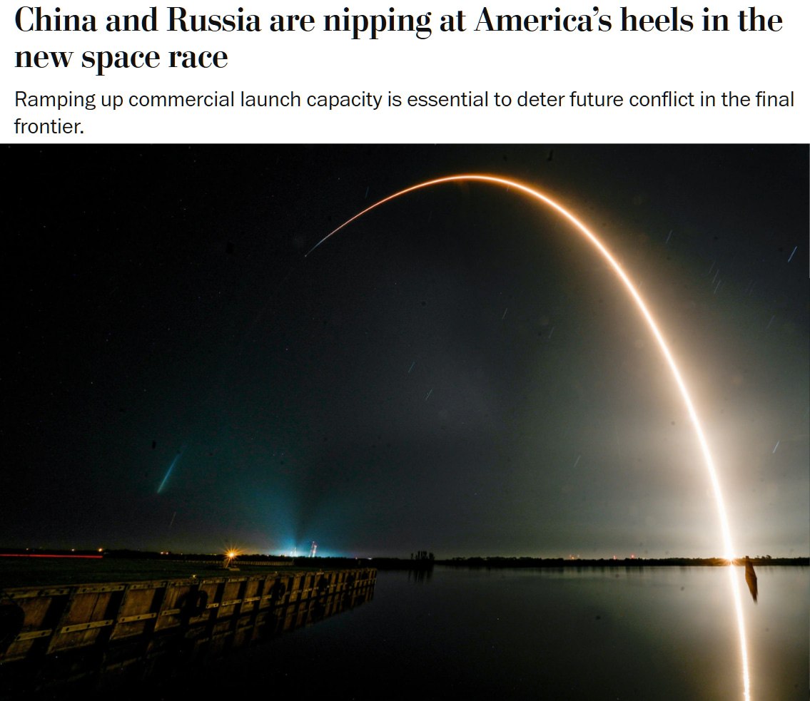 WP: Китай и Россия сокращают отставание от США в космосе