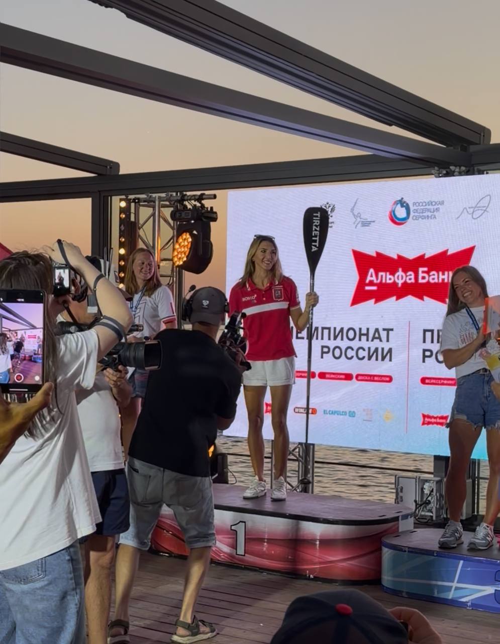 Наталья Новицкая выиграла золото Чемпионата России по SUP-серфингу