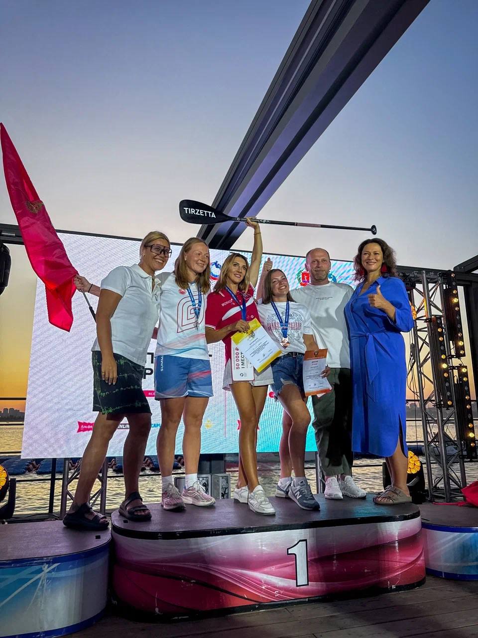 Наталья Новицкая выиграла золото Чемпионата России по SUP-серфингу