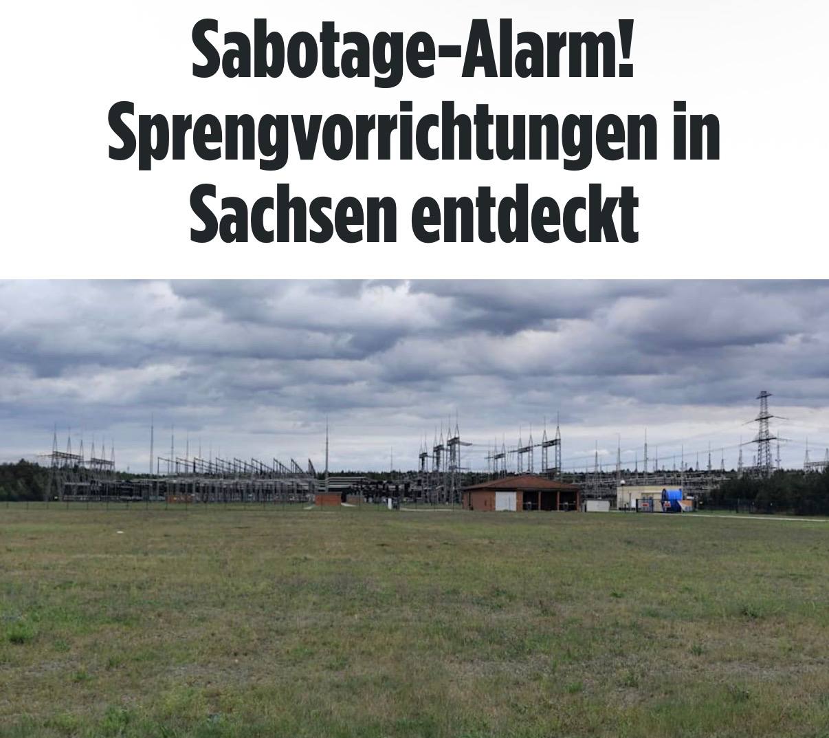 В Германии на подстанциях нашли взрывные устройства