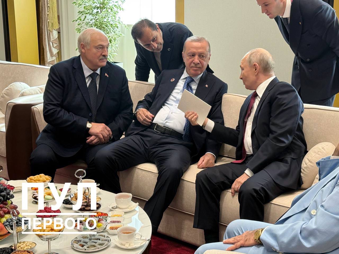 Путин, Лукашенко и Эрдоган встретились на полях саммита ШОС