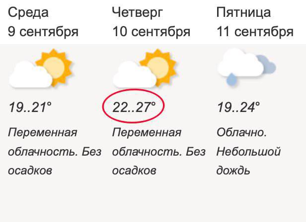 Москву ожидает последний тёплый день года