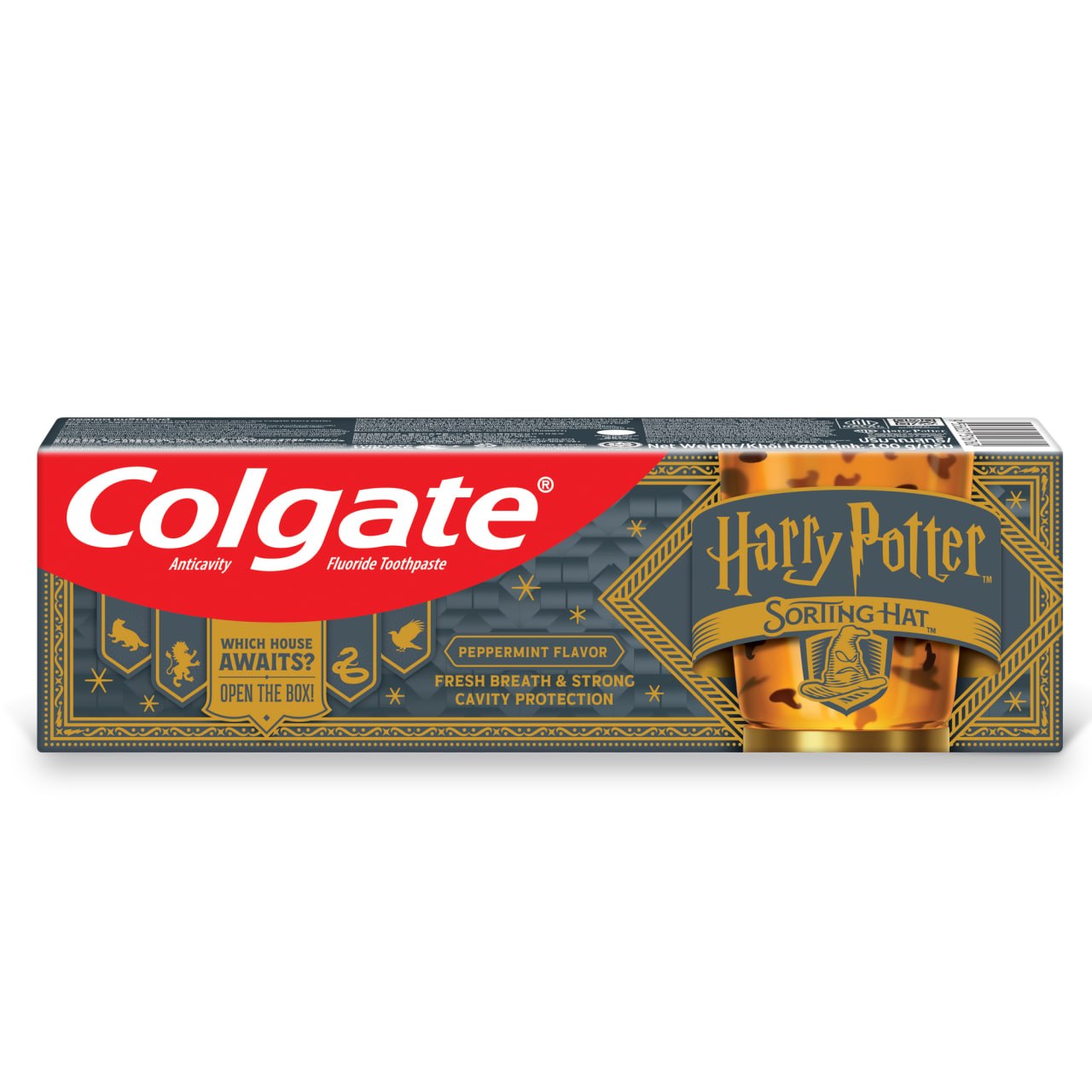 Colgate выпустил зубную пасту по «Гарри Поттеру» с кусочками в виде Распределительной шляпы
