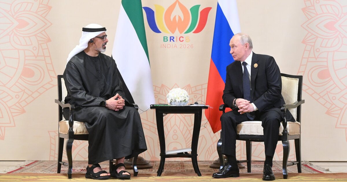 Путин назвал ОАЭ одним из самых близких партнёров России на Ближнем Востоке