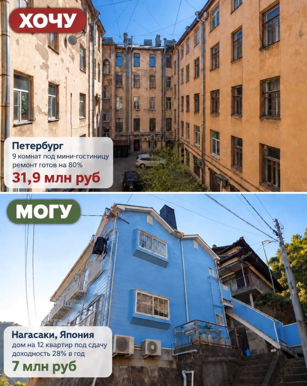 В Токио однокомнатная квартира оказалась вдвое дешевле московской студии