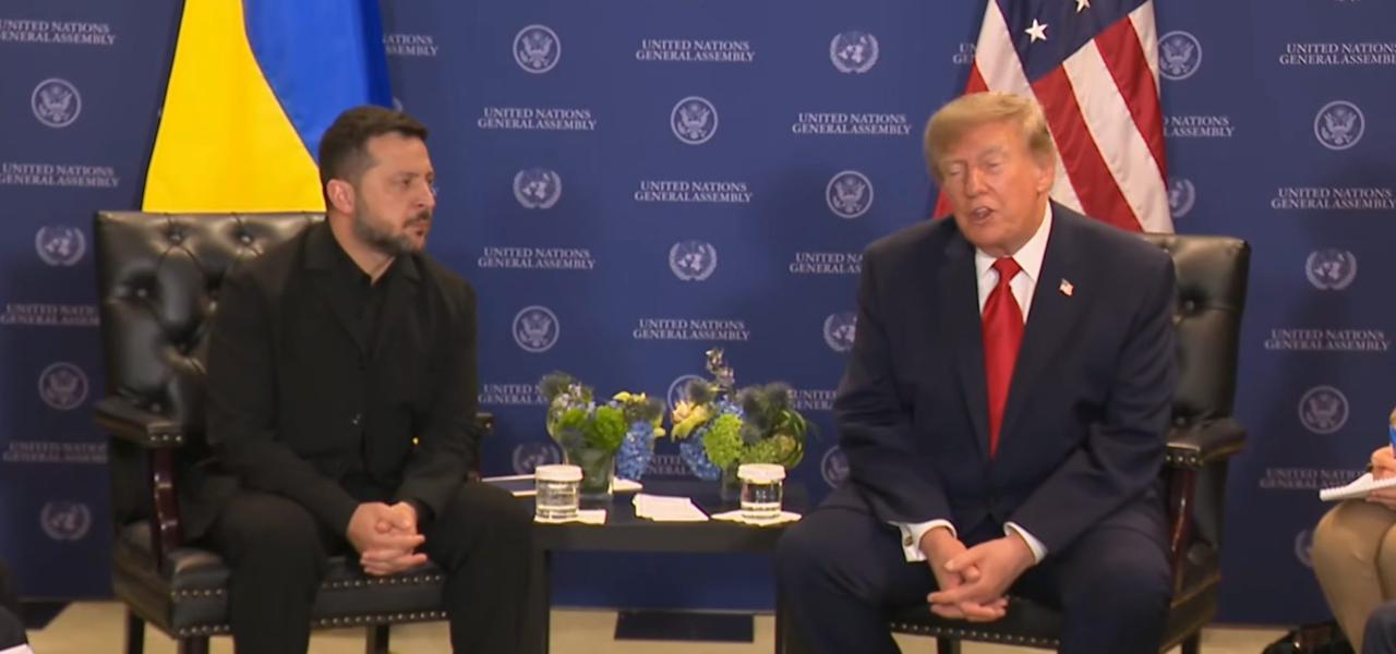 В Нью-Йорке началась встреча Трампа и Зеленского
