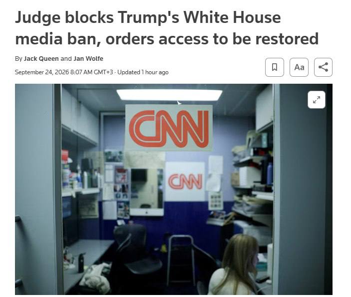 Суд обязал Трампа вернуть журналистов CNN, MSNBC и Politico в Белый дом