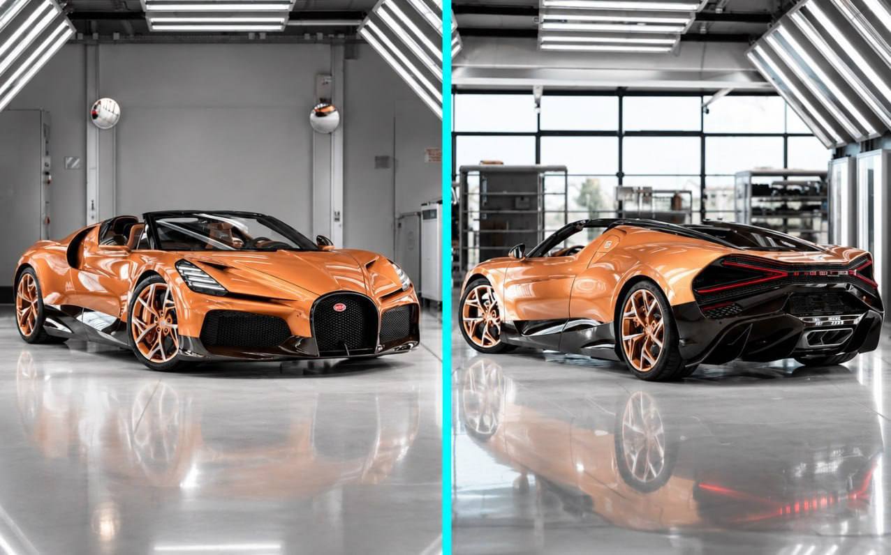 В Россию ввезли второй Bugatti W16 Mistral за полмиллиарда рублей