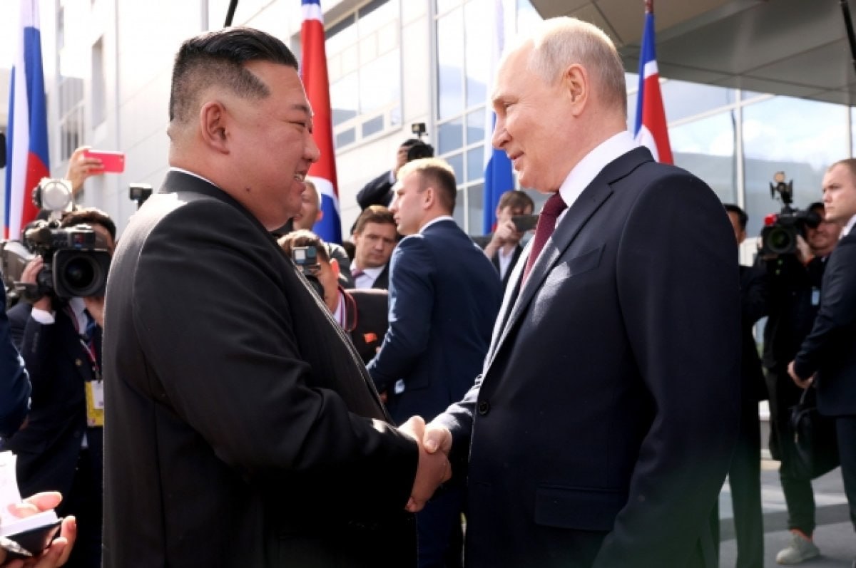 Ким Чен Ын поздравил Путина с днём рождения