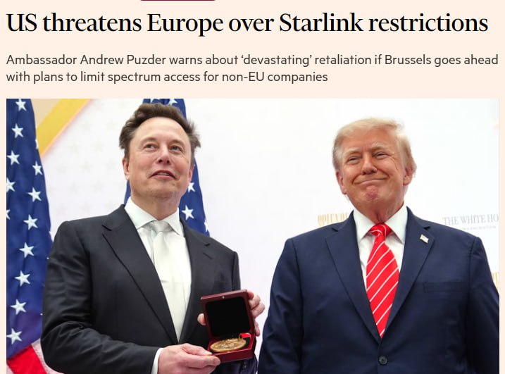 США пригрозили ЕС ответом на ограничения Starlink