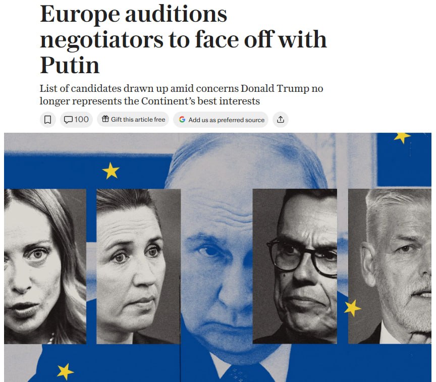 The Telegraph назвала пять европейских лидеров возможными переговорщиками с Россией