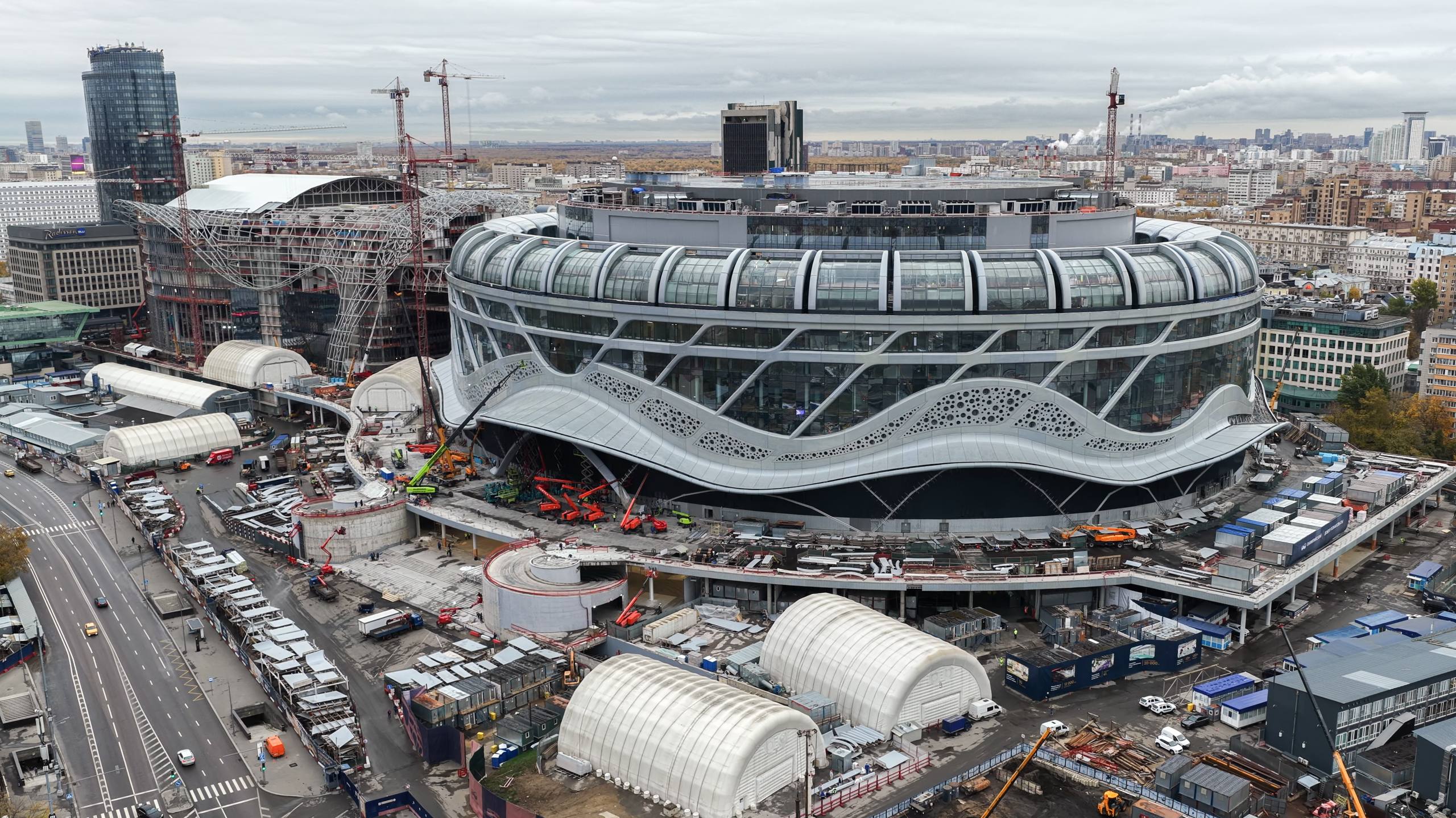 Мэру Москвы представили новый комплекс «Олимпийский»