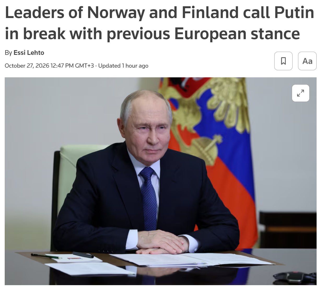 Путин не готов уступать по контролю над Донбассом