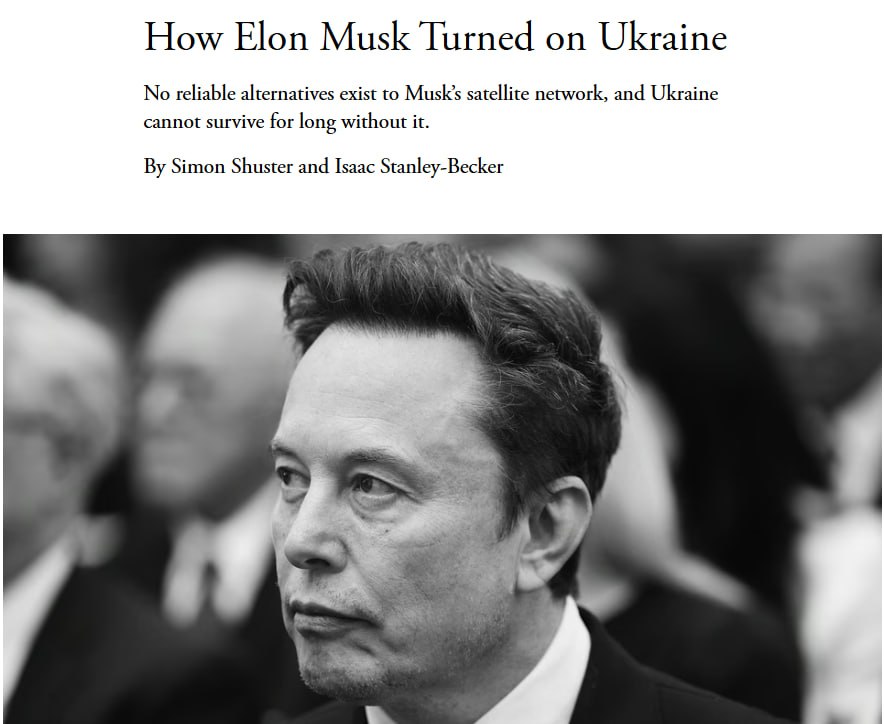 The Atlantic: Маск изменил отношение к Украине от поддержки к враждебности