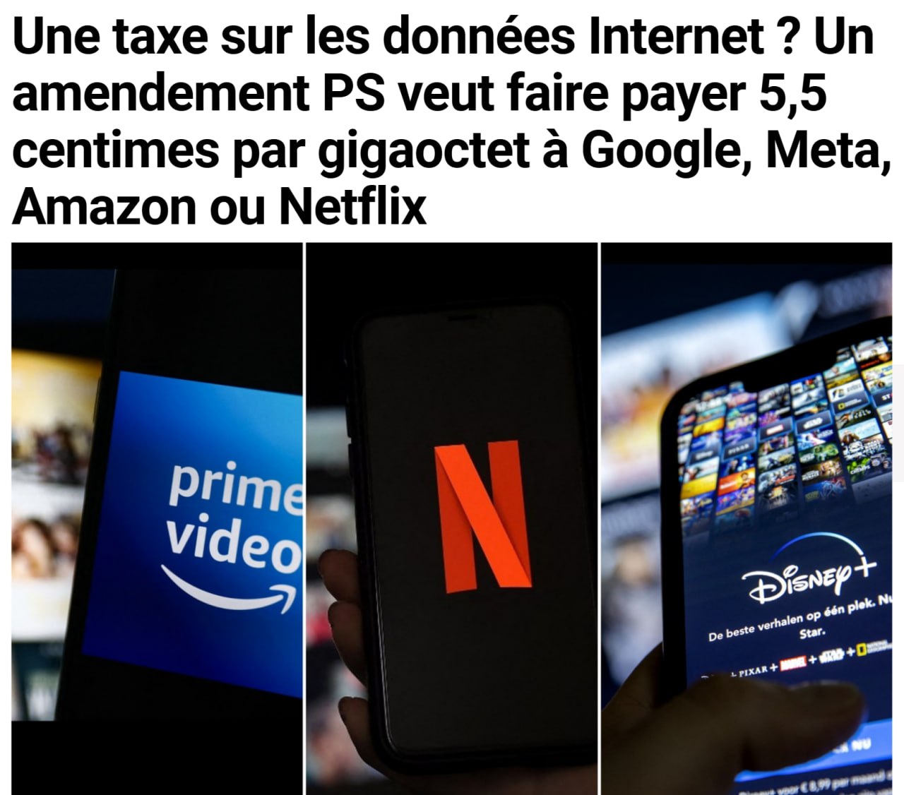 Во Франции одобрили налог на трафик для YouTube, Netflix и TikTok